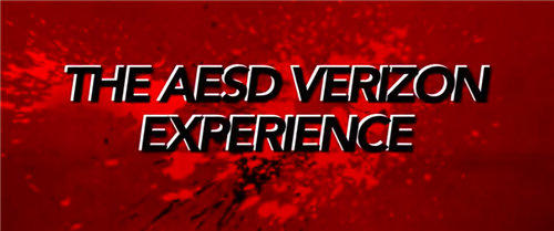 The AESD Verizon Experience logo 